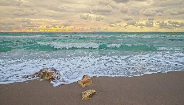 Jupiter Inlet Park Art Print featuring the photograph Jupiter Beach #2 by Steve DaPonte