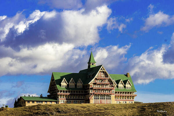 Prince Of Wales Hotel Art Print featuring the photograph Prince of Wales Hotel #1 by Tim Kathka