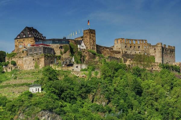 Europe Art Print featuring the photograph Rheinfels Fortress #1 by Donald Pash