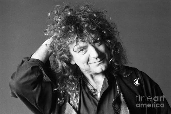 Music Art Print featuring the photograph Robert Plant In Nyc #1 by The Estate Of David Gahr