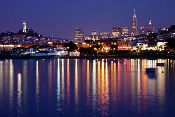 San Francisco Art Print featuring the photograph San Francisco Nights #1 by Jeremy Duguid Photography