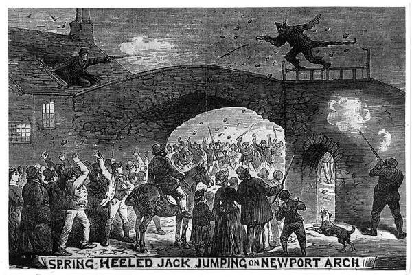 Horse Art Print featuring the photograph Spring-heeled Jack #1 by Hulton Archive