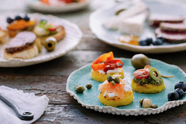 Food Art Print featuring the photograph Tapas #2 by Nicole Young