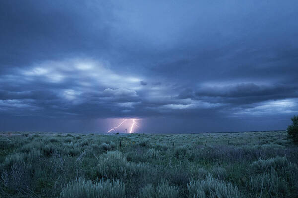 Landscapes Art Print featuring the photograph The Thrill of a Kansas Storm #2 by Mary Lee Dereske