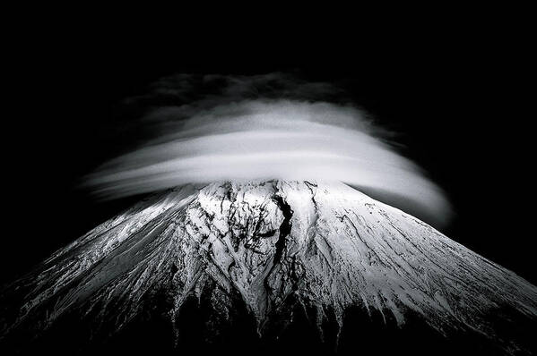 Fuji Art Print featuring the photograph Umbrella #1 by Akihiro Shibata