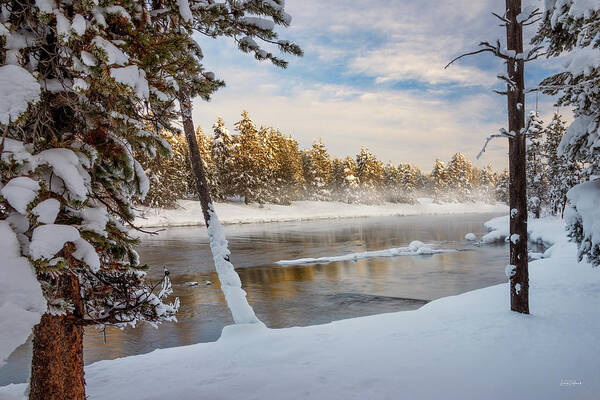 Idaho Scenics Art Print featuring the photograph Winter Morning #1 by Leland D Howard