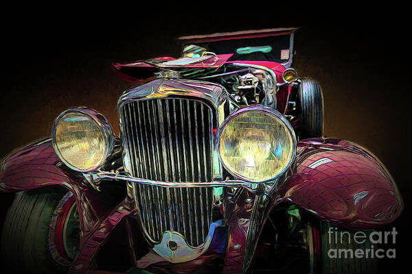 Cars Art Print featuring the mixed media 1931 Duesenberg Model J by DB Hayes