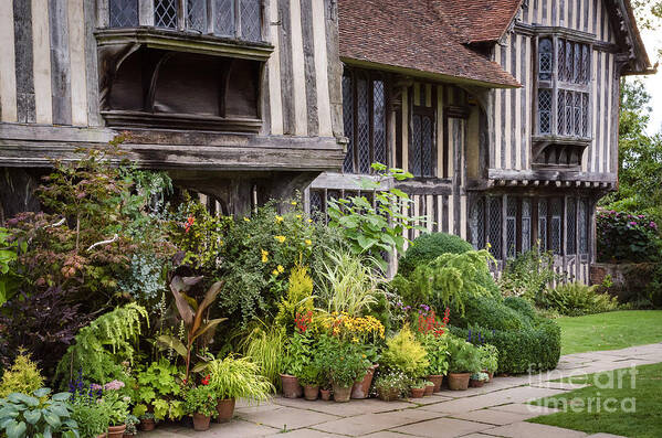 Golden Art Print featuring the photograph Great Dixter House and Gardens by Perry Rodriguez