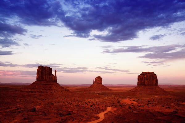 Scenics Art Print featuring the photograph Monument Valley, Navajo Tribal Park #2 by Lucynakoch