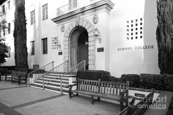 Scripps College Art Print featuring the photograph Scripps College #2 by University Icons