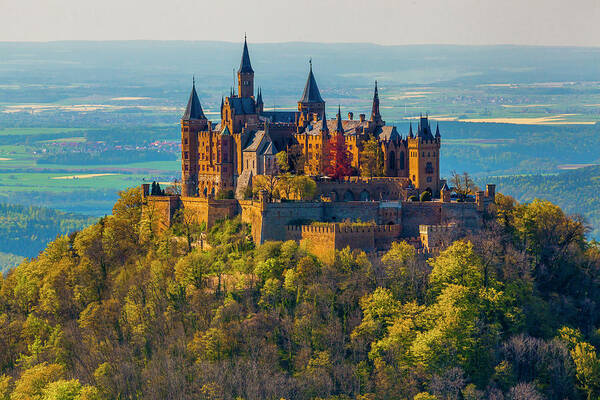 Estock Art Print featuring the digital art Hohenzollern Castle In Germany #3 by Olimpio Fantuz