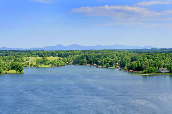 Smith Mountain Lake Art Print featuring the photograph Smith Mountain Lake, Va. #3 by The James Roney Collection