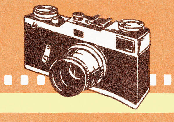 Art Art Print featuring the drawing Camera #38 by CSA Images