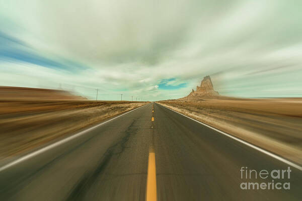 Arizona Art Print featuring the photograph Arizona Desert Highway #4 by Raul Rodriguez