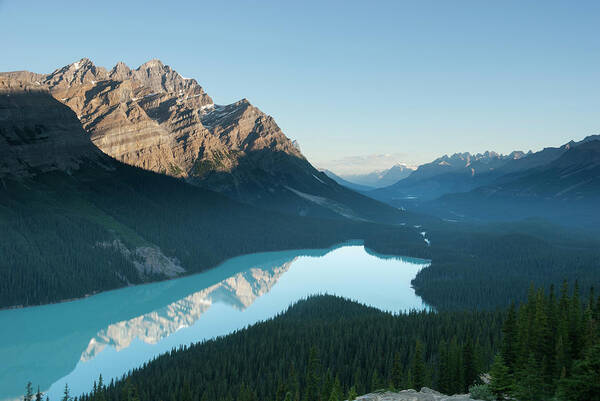 Scenics Art Print featuring the photograph Icefields Parkway, Bow Pass, Peyto Lake #4 by John Elk Iii