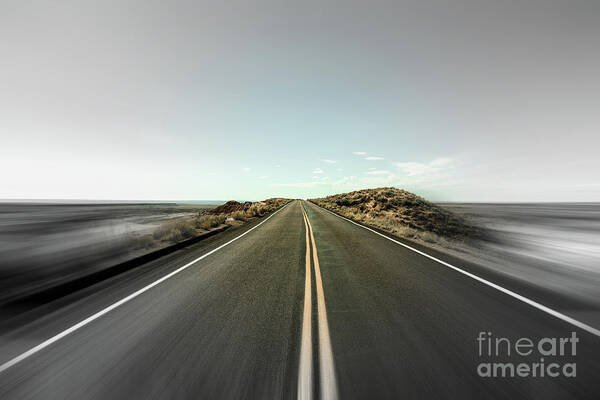 Arizona Art Print featuring the photograph Arizona Desert Highway #7 by Raul Rodriguez