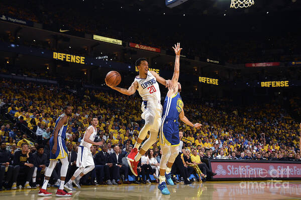 Playoffs Art Print featuring the photograph La Clippers V Golden State Warriors - by Noah Graham