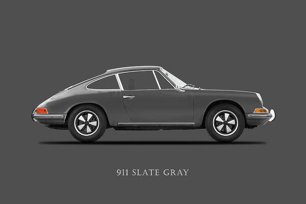 Porsche 901 Art Print featuring the photograph 911 Grey Phone Case by Mark Rogan