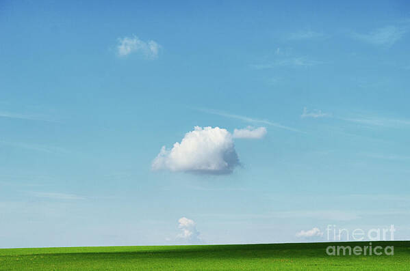 Cloud Art Print featuring the photograph A piece of heaven by Benny Woodoo