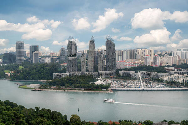 Sea Art Print featuring the photograph Aerial View Of Caribbean At Keppel Bay by Prasit Rodphan