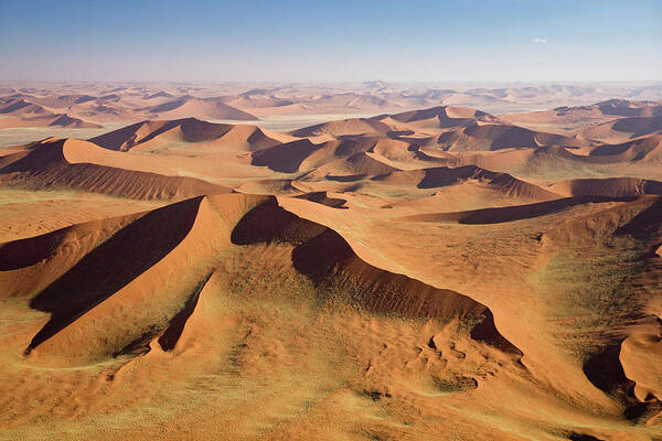 Tranquility Art Print featuring the photograph Africa, Namibia, Namib Desert, Aerial by Westend61