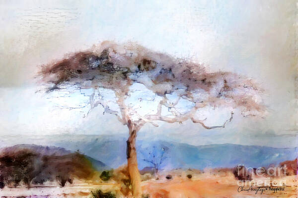 Landscape Art Print featuring the painting African Journey by Chris Armytage