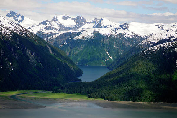 Extreme Terrain Art Print featuring the photograph Alaska From The Air by Groveb