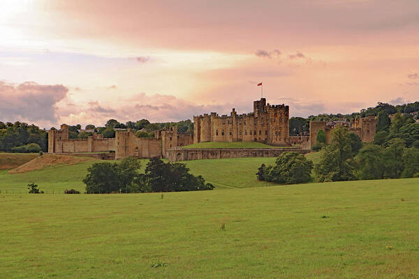 Alnwick Art Print featuring the photograph Alnwick Castle by Tony Murtagh