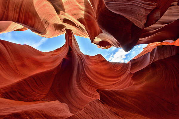 Tranquility Art Print featuring the photograph Antelope Canyon by Brian Baril Photography