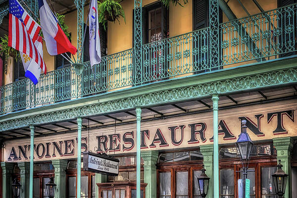 New Orleans Art Print featuring the photograph Antoine's by Susan Rissi Tregoning