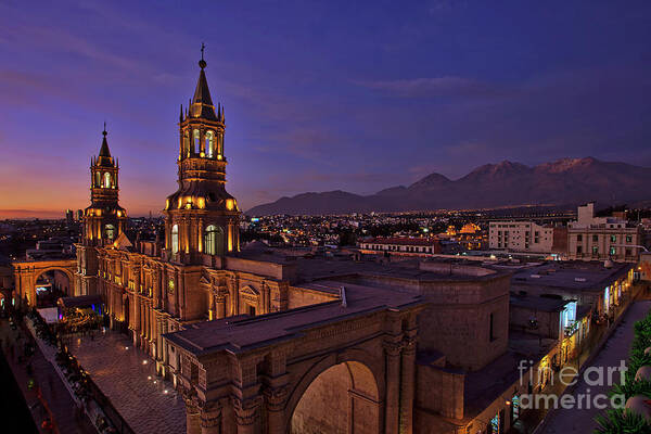 Architecture Art Print featuring the photograph Arequipa is Peru best kept travel secret by Sam Antonio