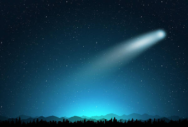 Comet Art Print featuring the photograph Astronomy by Dsgpro