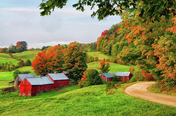 Farm Art Print featuring the photograph Autumn 2010 at Jenne Farm by Mike Martin