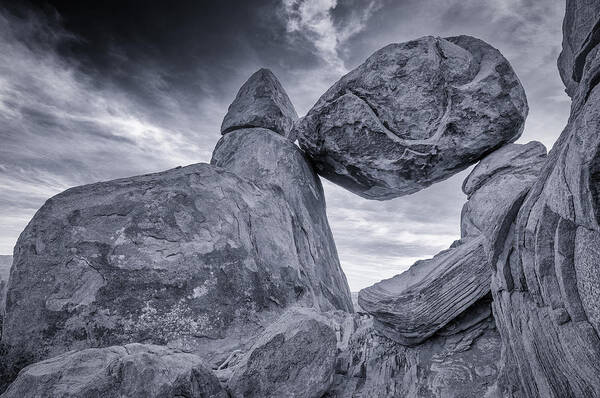 Mountains Art Print featuring the photograph Balanced Rocks by Alex Li