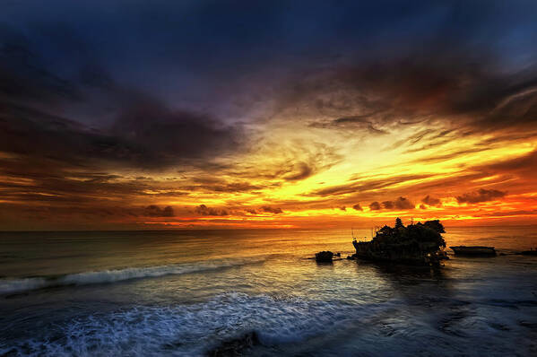 Scenics Art Print featuring the photograph Bali - Tanah Lot by By Toonman