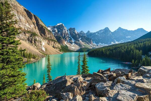 Landscapes Art Print featuring the photograph Banff National Park Beautiful by Shawn.ccf