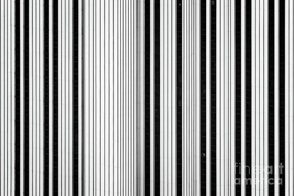 Barcode Art Print featuring the photograph Barcode building by Delphimages Photo Creations