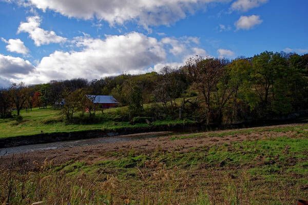 Barn Art Print featuring the photograph Barn near the Apple River by Peter Ponzio
