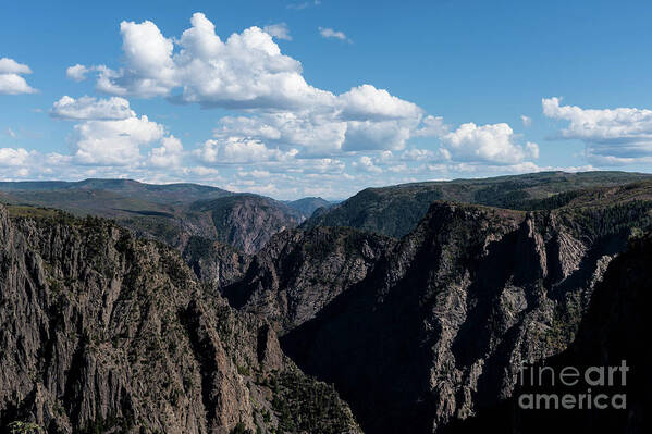 Black Canyon Art Print featuring the photograph Black Canyon of the Gunnison by Jeff Hubbard