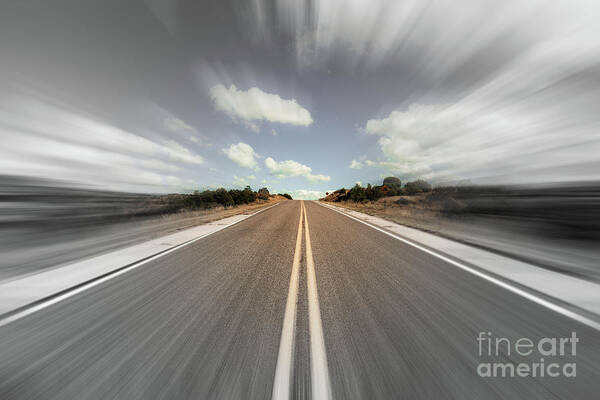 Gila National Forest Art Print featuring the photograph Blurry Time in New Mexico by Raul Rodriguez