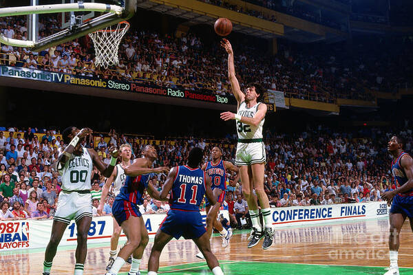 1980-1989 Art Print featuring the photograph Boston Celtics - Kevin Mchale by Dick Raphael