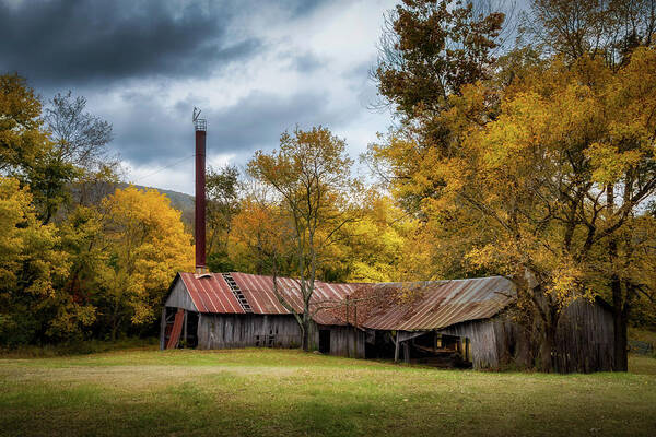 Arkansas Art Print featuring the photograph Boxley Valley Sawmill by James Barber