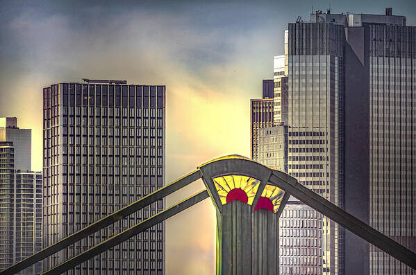Bridge Art Print featuring the photograph Bridge Over The Main by Stephan Rckert
