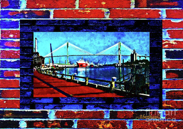 Ships Art Print featuring the photograph Bridges and Walls by Aberjhani
