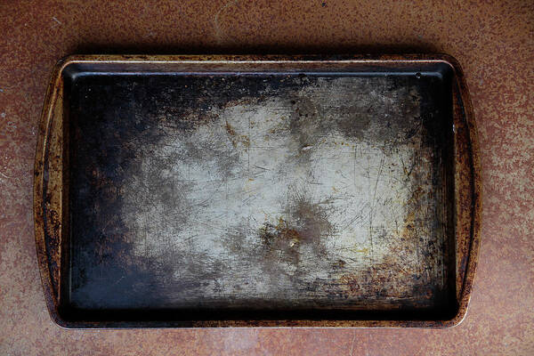 San Francisco Art Print featuring the photograph Burnt Cookie Sheet Ro Baking Tray by Elisa Cicinelli
