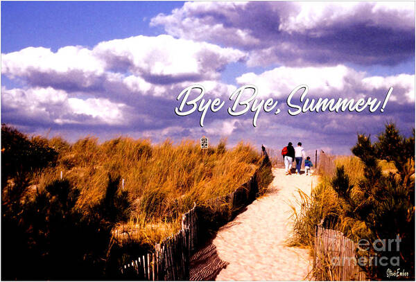  Art Print featuring the photograph Bye Bye, Summer by Steve Ember