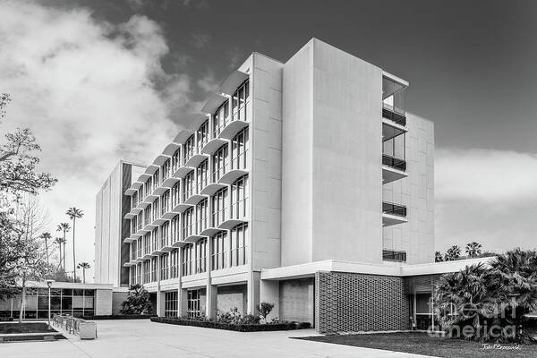 Cal State Northridge Art Print featuring the photograph Cal State Northridge Bayramian Hall by University Icons