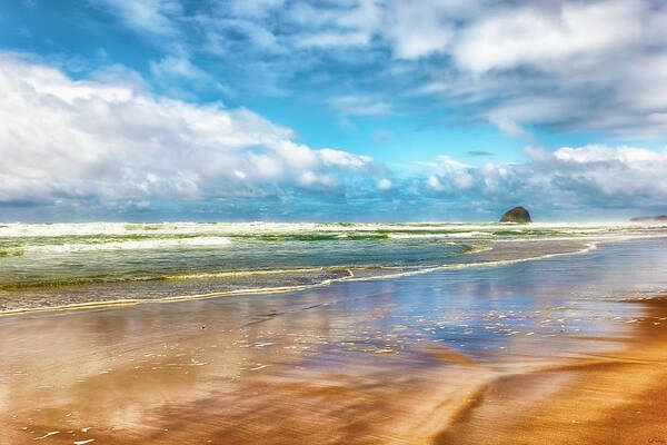 Pacific City Art Print featuring the photograph Cape Kiwanda Beach by Dee Browning