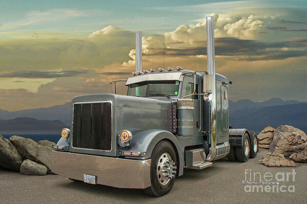 Big Rigs Art Print featuring the photograph Catr9470-19 by Randy Harris