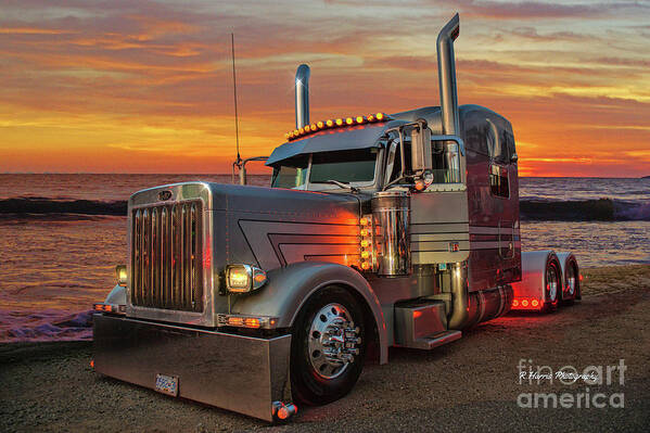 Big Rigs Art Print featuring the photograph Catr9577a-19 by Randy Harris